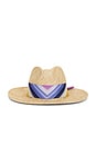 view 1 of 2 SOMBRERO FEDORA DE PAJA STRAW HAT in 3