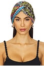 view 1 of 4 Turban in Blue & Green Multi