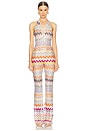 view 1 of 4 Jumpsuit in Multicolor With White Base