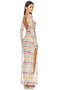 view 1 of 5 VESTIDO LARGO PARA CUBRIR LONG COVER UP DRESS in Multicolor With White Base