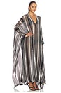 view 2 of 4 ROBE DE PLAGE LONGUE in White & Black