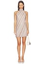 view 2 of 4 ROBE SLEEVELESS SHORT DRESS in Pink Tones