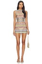 view 2 of 4 VESTIDO-SHORT OCULTO SHORT COVER UP DRESS in Multicolor