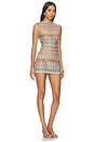 view 3 of 4 VESTIDO-SHORT OCULTO SHORT COVER UP DRESS in Multicolor
