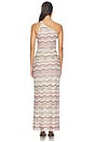 view 3 of 4 ROBE DRESS in Multicolor Light Tones