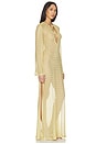 view 2 of 4 Long Cover Up Dress in Gold