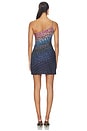 view 3 of 4 Short Dress in Multi Degrade' With Blue Base