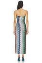 view 5 of 5 ROBE DE PLAGE LONGUE in Multi Black Green Orange