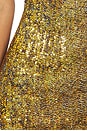 view 5 of 4 ROBE COURTE SANS MANCHES in Yellow Gold