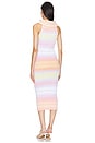 view 3 of 3 Long Sweater Dress in Pink Multicolor Gradient