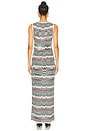 view 3 of 4 Sleeveless Long Dress in Light Tones