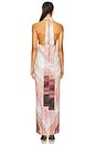 view 3 of 4 Long Dress in Pink Tones