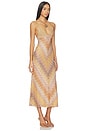 view 2 of 4 Sleeveless Long Dress in Gold Tones