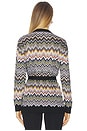 view 3 of 5 Cardigan in Multicolor Brown & Yellow Tones