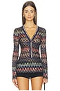 view 1 of 5 PULL V-NECK SWEATER in Multi Dark Version