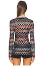 view 3 of 5 PULL V-NECK SWEATER in Multi Dark Version