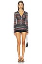 view 4 of 5 PULL V-NECK SWEATER in Multi Dark Version