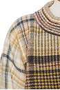 view 7 of 6 Bomber Jacket in Multicolor Orange, Black & Brown