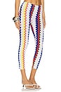 view 2 of 6 Legging in Red, White, Blue & Beige