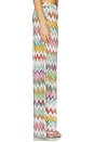 view 3 of 6 PANTALONES PATA ANCHA WIDE LEG TROUSERS in Multicolor With White Base