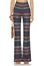 view 1 of 6 PANTALÓN CON TRABILLA TROUSERS in Multi Dark Version