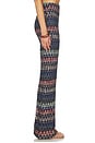 view 3 of 6 PANTALÓN CON TRABILLA TROUSERS in Multi Dark Version