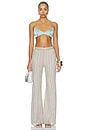 view 6 of 6 PANTALON TROUSERS in Cream, Orange And Green