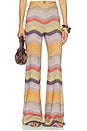 view 1 of 6 Trousers in Multi Blue Violet Orange