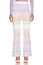 view 1 of 4 Trousers in Multicolor White, Rose, & Orange