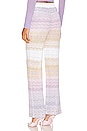 view 3 of 4 Trousers in Multicolor White, Rose, & Orange