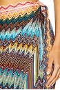 view 6 of 6 Pareo in Green & Orange Multi