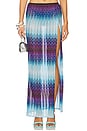 view 2 of 7 Saia longa in Multi Blue