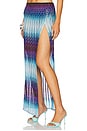 view 4 of 7 Saia longa in Multi Blue