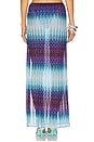 view 5 of 7 Saia longa in Multi Blue
