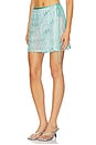 view 3 of 6 Mini Skirt in Aquamarine