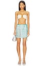 view 5 of 6 Mini Skirt in Aquamarine