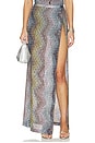 view 1 of 6 FALDA LARGA in Multi Blue Yellow Violet