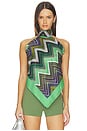 view 1 of 4 TOP IMPRIMÉ FOULARD SCARF TOP in 2