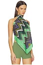 view 2 of 4 TOP IMPRIMÉ FOULARD SCARF TOP in 2