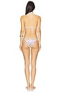view 3 of 4 Bikini Set in Multicolor With White Base
