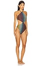view 2 of 6 One Piece in Multicolor With Black Base