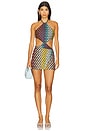 view 5 of 6 One Piece in Multicolor With Black Base