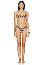 view 1 of 3 Bikini Set in Multicolor With Dark Base