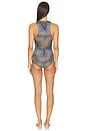 view 3 of 5 One Piece in Multi Blue Yellow Violet