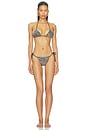 view 1 of 5 MAILLOT DE BAIN 2 PIÈCES in Multi Black Green Orange