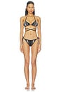 view 1 of 5 MAILLOT DE BAIN 2 PIÈCES in White & Black