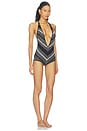 view 2 of 4 MAILLOT DE BAIN 1 PIÈCE in White & Black