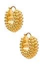 view 1 of 3 BOUCLES D'OREILLES BAYA in Gold