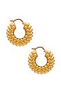 view 2 of 3 BOUCLES D'OREILLES BAYA in Gold