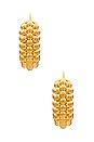 view 3 of 3 BOUCLES D'OREILLES BAYA in Gold